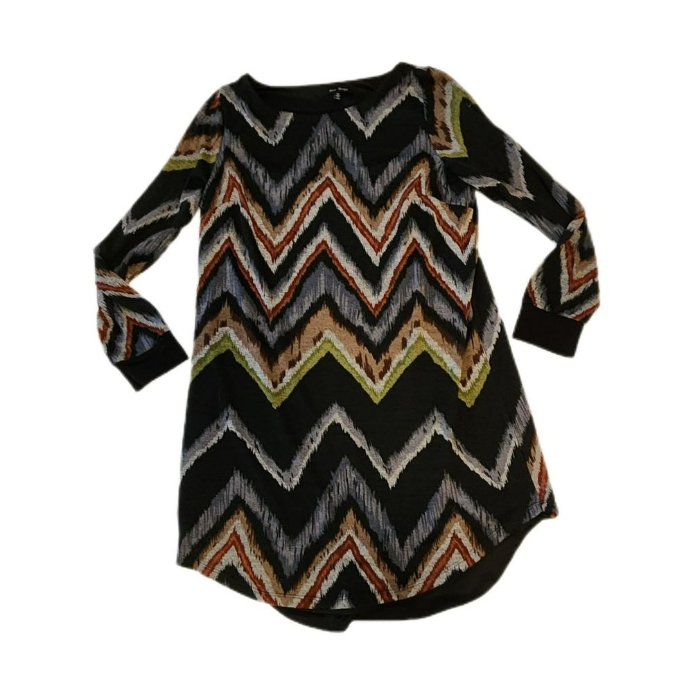 Chevron Dress Blu Sage Size 12